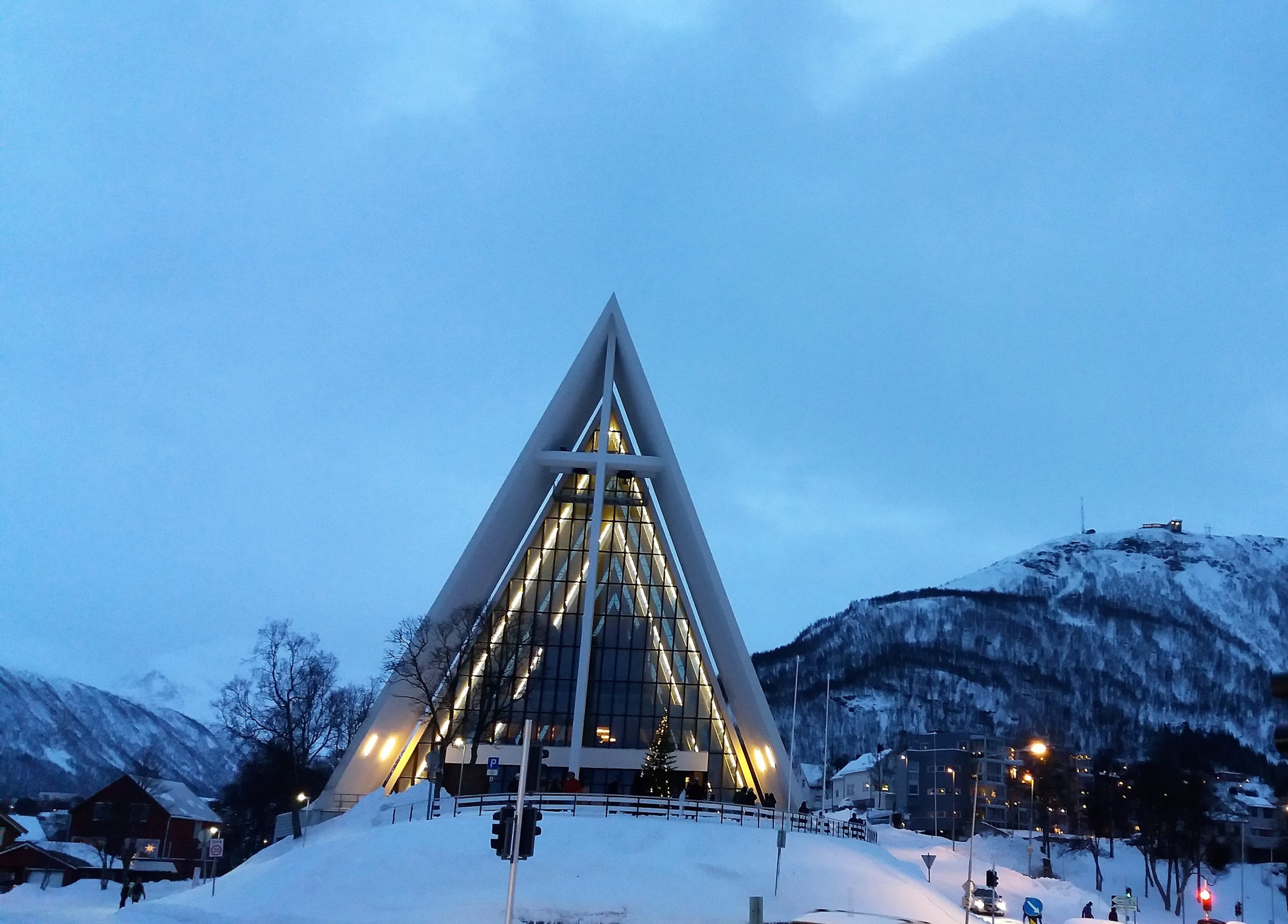 Arktická katedrála v Tromso